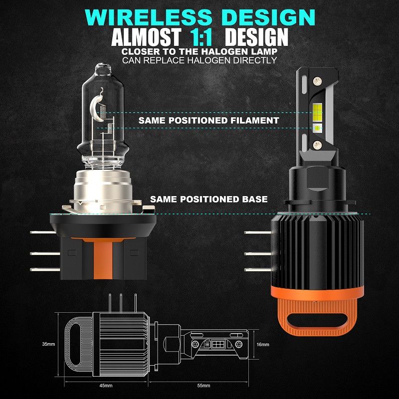 products/1134/h15 led.jpg - LED SET H15 PLUG&PLAY - CANBUS ZA DRL-DUGO SVETLO - Xenon Svetla Beograd